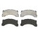 Brake Pad Set, disc brake P65033 Brembo