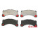 Brake Pad Set, disc brake P65033 Brembo, Thumbnail 2