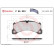 Brake Pad Set, disc brake P65033 Brembo, Thumbnail 3