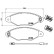Brake Pad Set, disc brake P68042 Brembo, Thumbnail 3