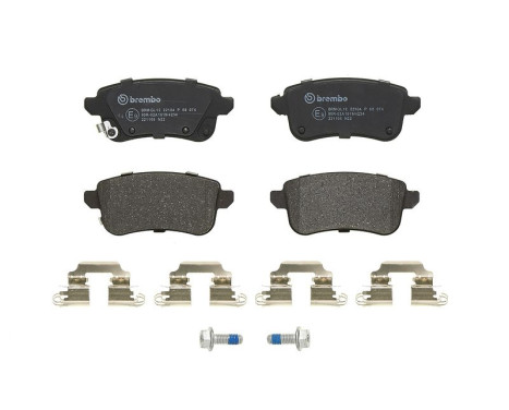 Brake pad set, disc brake P68074 Brembo