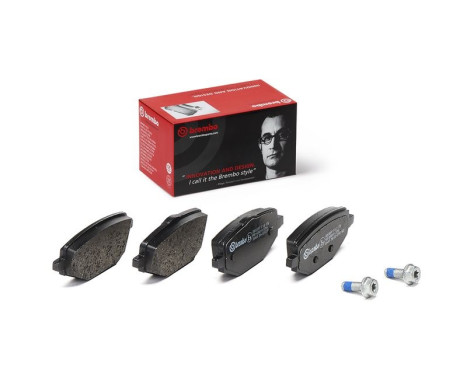 Brake pad set, disc brake P68076 Brembo, Image 2