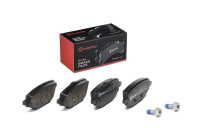 Brake pad set, disc brake P68076 Brembo
