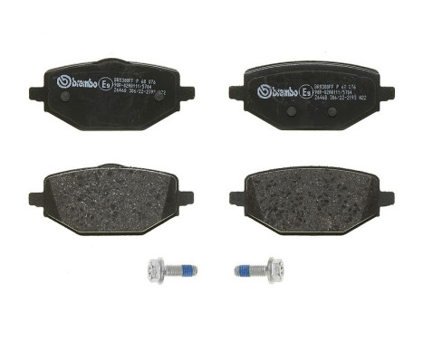 Brake pad set, disc brake P68076 Brembo, Image 4