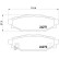 Brake pad set, disc brake P78020X Brembo