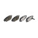 Brake pad set, disc brake P78020X Brembo, Thumbnail 3