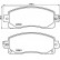 Brake Pad Set, disc brake P78028 Brembo, Thumbnail 2