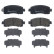 Brake Pad Set, disc brake P78028 Brembo