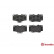 Brake Pad Set, disc brake P83009 Brembo, Thumbnail 2