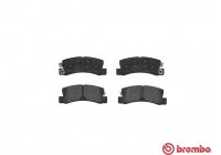Brake Pad Set, disc brake P83015 Brembo