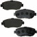 Brake Pad Set, disc brake P83037 Brembo