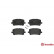 Brake Pad Set, disc brake P83061 Brembo, Thumbnail 3