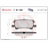 Brake Pad Set, disc brake P83068 Brembo, Thumbnail 3