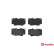 Brake Pad Set, disc brake P83069 Brembo, Thumbnail 3