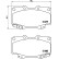 Brake Pad Set, disc brake P83069 Brembo, Thumbnail 3