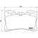 Brake Pad Set, disc brake P83075 Brembo, Thumbnail 3