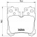 Brake Pad Set, disc brake P83076 Brembo, Thumbnail 2