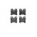 Brake Pad Set, disc brake P83076 Brembo