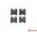 Brake Pad Set, disc brake P83076 Brembo, Thumbnail 3