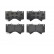 Brake Pad Set, disc brake P83107 Brembo