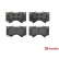 Brake Pad Set, disc brake P83107 Brembo, Thumbnail 3