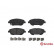 Brake Pad Set, disc brake P83148 Brembo, Thumbnail 2