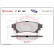 Brake Pad Set, disc brake P83152 Brembo, Thumbnail 3