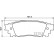 Brake Pad Set, disc brake P83166 Brembo, Thumbnail 2