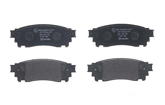 Brake Pad Set, disc brake P83166 Brembo