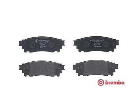 Brake Pad Set, disc brake P83166 Brembo, Image 3