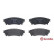 Brake Pad Set, disc brake P83166 Brembo, Thumbnail 3