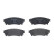 Brake Pad Set, disc brake P83166 Brembo, Thumbnail 3