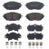 Brake Pad Set, disc brake P83171 Brembo