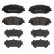 Brake Pad Set, disc brake P83172 Brembo
