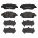 Brake Pad Set, disc brake P83172 Brembo, Thumbnail 2