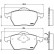 Brake Pad Set, disc brake P85039 Brembo, Thumbnail 2