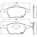 Brake Pad Set, disc brake P85039 Brembo, Thumbnail 3