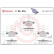 Brake Pad Set, disc brake P85079 Brembo, Thumbnail 3