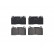 Brake Pad Set, disc brake P85133 Brembo