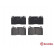 Brake Pad Set, disc brake P85133 Brembo, Thumbnail 2