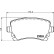 Brake Pad Set, disc brake P85143 Brembo, Thumbnail 2