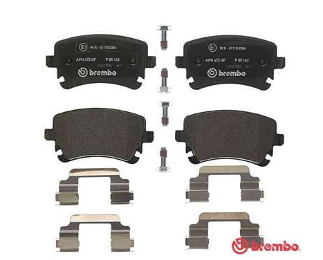 Brake Pad Set, disc brake P85143 Brembo, Image 3