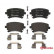 Brake Pad Set, disc brake P85143 Brembo, Thumbnail 3