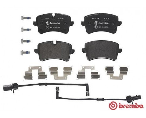 Brake Pad Set, disc brake P85157 Brembo, Image 3