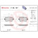 Brake Pad Set, disc brake P85157 Brembo, Thumbnail 3