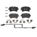 Brake Pad Set, disc brake P85157 Brembo, Thumbnail 3