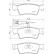 Brake Pad Set, disc brake P85163 Brembo, Thumbnail 2