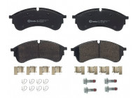Brake Pad Set, disc brake P85168 Brembo