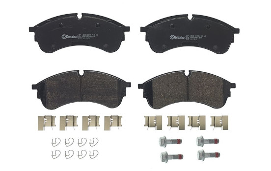 Brake Pad Set, disc brake P85168 Brembo, Image 2