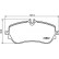 Brake Pad Set, disc brake P85172 Brembo, Thumbnail 2